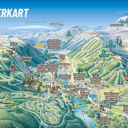 Casa de Férias Dream By Geilo, Ski-in Ski-out With For The Whole Family